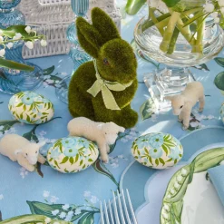 Spring Decorations<Mrs. Alice Hand Painted Green & Blue Pastel Eggs (Set of 4)