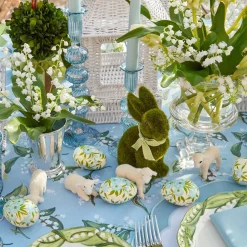 Spring Decorations<Mrs. Alice Hand Painted Green & Blue Pastel Eggs (Set of 4)