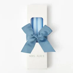 Summer Candleware | Candles<Mrs. Alice Handmade Ice Blue Candles (Set of 8)