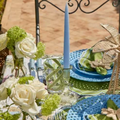 Summer Candleware | Candles<Mrs. Alice Handmade Ice Blue Candles (Set of 8)