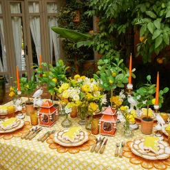 Summer Candleware | Candles<Mrs. Alice Handmade Orange Candles (Set of 8)
