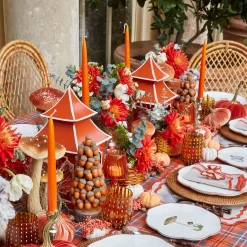 Summer Candleware | Candles<Mrs. Alice Handmade Orange Candles (Set of 8)