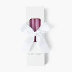 Summer Candleware | Candles<Mrs. Alice Handmade Purple Candles (Set of 8)