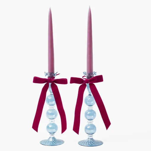 Summer Candleware | Candles<Mrs. Alice Handmade Purple Candles (Set of 8)