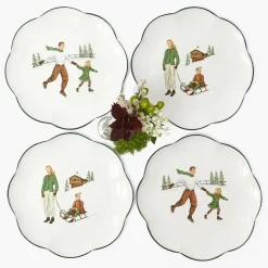 Dinner Plates | Crockery Sets<Mrs. Alice Hansel & Gretel Dinner Plates (Set of 4)