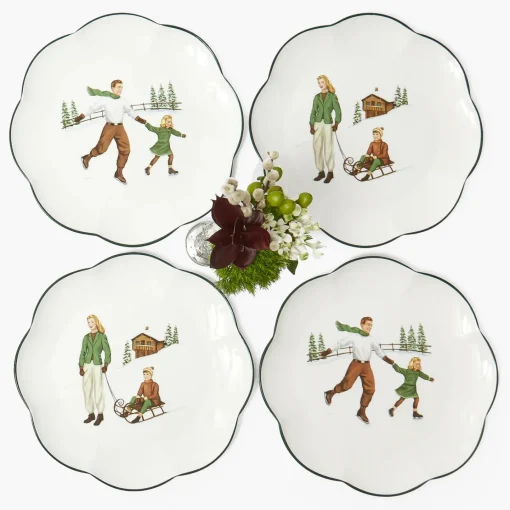 Dinner Plates | Crockery Sets<Mrs. Alice Hansel & Gretel Dinner Plates (Set of 4)
