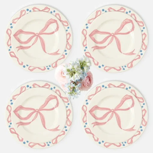 Crockery Sets<Mrs. Alice Harley's Bow Dinner & Starter Plates (Set of 8)