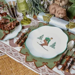 Crockery Sets<Mrs. Alice Heidi & Hans Skier Dinner & Starter Plates (Set of 8)