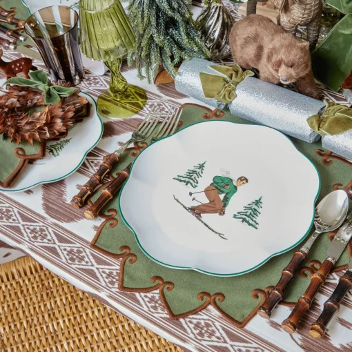 Crockery Sets<Mrs. Alice Heidi & Hans Skier Dinner & Starter Plates (Set of 8)