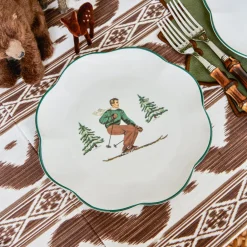 Crockery Sets<Mrs. Alice Heidi & Hans Skier Dinner & Starter Plates (Set of 8)