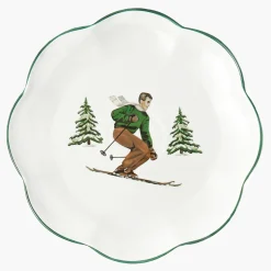 Dinner Plates | Crockery Sets<Mrs. Alice Heidi & Hans Skier Dinner Plate  (Set of 4)