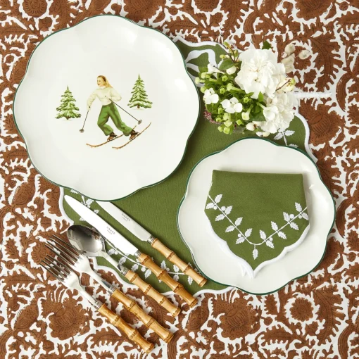 Dinner Plates | Crockery Sets<Mrs. Alice Heidi & Hans Skier Dinner Plate  (Set of 4)