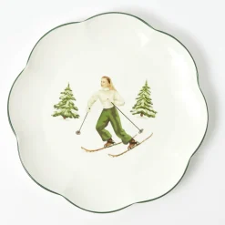 Crockery Sets<Mrs. Alice Heidi & Hans Skier Dinner & Starter Plates (Set of 8)