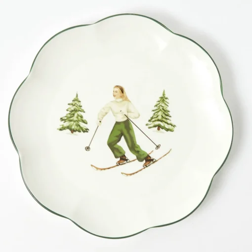 Crockery Sets<Mrs. Alice Heidi & Hans Skier Dinner & Starter Plates (Set of 8)