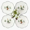 Starter Plates | Crockery Sets<Mrs. Alice Heidi & Hans Skier Starter Plates (Set of 4)