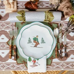 Starter Plates | Crockery Sets<Mrs. Alice Heidi & Hans Skier Starter Plates (Set of 4)