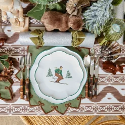 Starter Plates | Crockery Sets<Mrs. Alice Heidi & Hans Skier Starter Plates (Set of 4)
