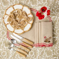 Napkins | For Her<Mrs. Alice Henrietta Hen Linen Napkins (Set of 4)