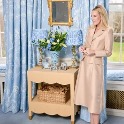 Furniture<Mrs. Alice Irene Grasscloth Table