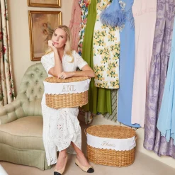 For The Hostess | For The Rattan Lover<Mrs. Alice Isabella Rattan Basket (Small)