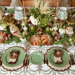 Table Linen Sets | Mrs. Alice Monogram<Mrs. Alice Isabella Taupe & Chocolate Placemats & Napkins (Set of 4)
