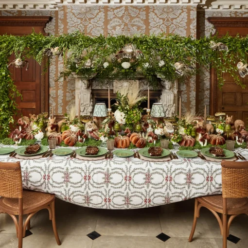 Table Linen Sets | Mrs. Alice Monogram<Mrs. Alice Isabella Taupe & Chocolate Placemats & Napkins (Set of 4)