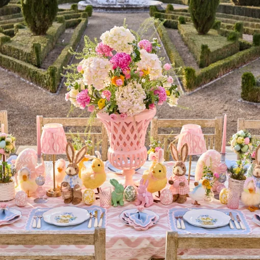 Table Linen Sets | Mrs. Alice Monogram<Mrs. Alice Isla Blue & Pink Placemats & Napkins (Set of 4)