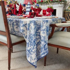 Tablecloths<Mrs. Alice Isla Blue Toile Tablecloth