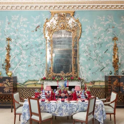 Tablecloths<Mrs. Alice Isla Blue Toile Tablecloth