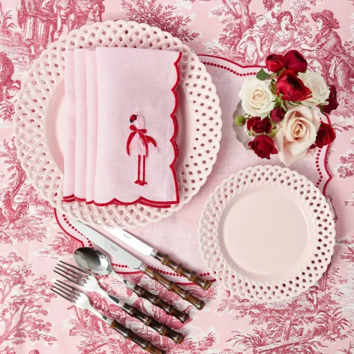 Tablecloths<Mrs. Alice Isla Pink Toile Tablecloth