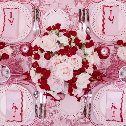 Tablecloths<Mrs. Alice Isla Pink Toile Tablecloth