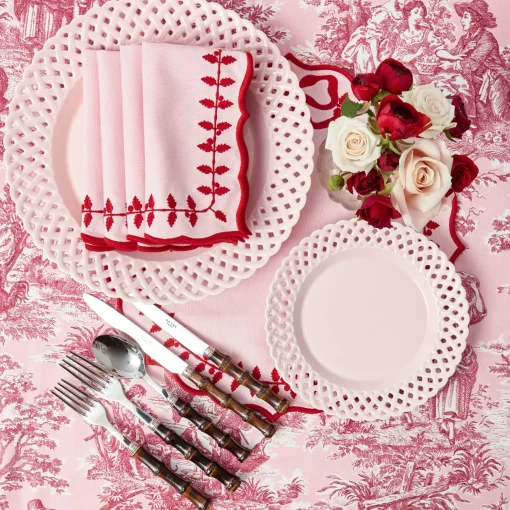 Tablecloths<Mrs. Alice Isla Pink Toile Tablecloth