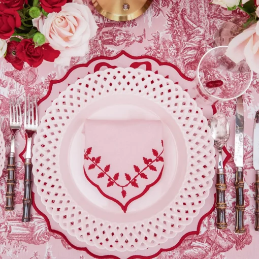 Tablecloths<Mrs. Alice Isla Pink Toile Tablecloth