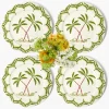 Summer Crockery | Dinner Plates<Mrs. Alice Jardin de Palmier Dinner Plates (Set of 4)