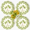 Summer Crockery | Crockery Sets<Mrs. Alice Jardin de Palmier Dinner & Starter Plates (Set of 8)