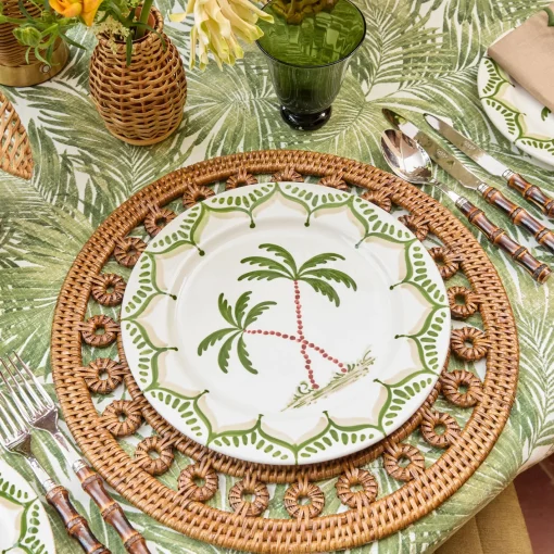 Summer Crockery | Dinner Plates<Mrs. Alice Jardin de Palmier Dinner Plate