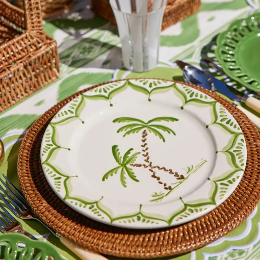 Summer Crockery | Dinner Plates<Mrs. Alice Jardin de Palmier Dinner Plate