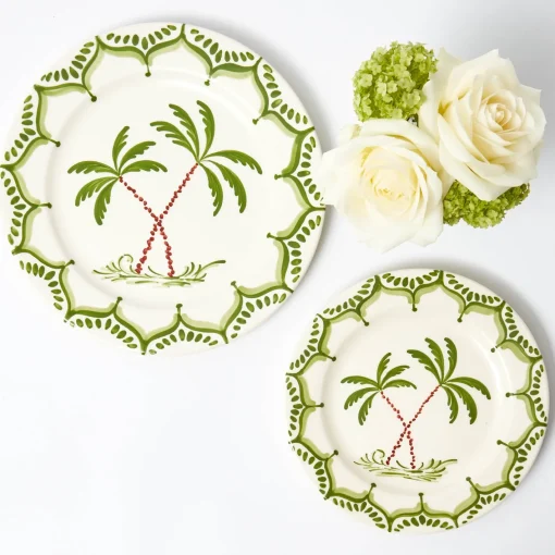 Summer Crockery | Dinner Plates<Mrs. Alice Jardin de Palmier Dinner Plates (Set of 4)