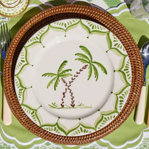 Summer Crockery | Dinner Plates<Mrs. Alice Jardin de Palmier Dinner Plate
