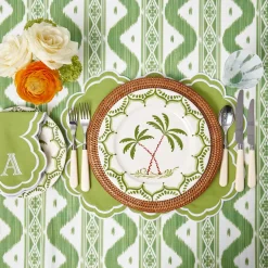 Summer Crockery | Dinner Plates<Mrs. Alice Jardin de Palmier Dinner Plates (Set of 4)