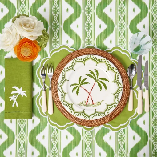Summer Crockery | Crockery Sets<Mrs. Alice Jardin de Palmier Dinner & Starter Plates (Set of 8)