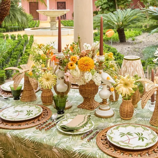 Summer Crockery | Dinner Plates<Mrs. Alice Jardin de Palmier Dinner Plate
