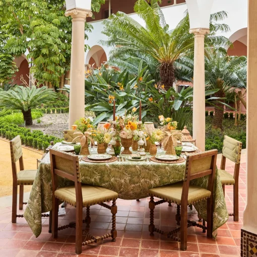 Summer Crockery | Crockery Sets<Mrs. Alice Jardin de Palmier Dinner & Starter Plates (Set of 8)