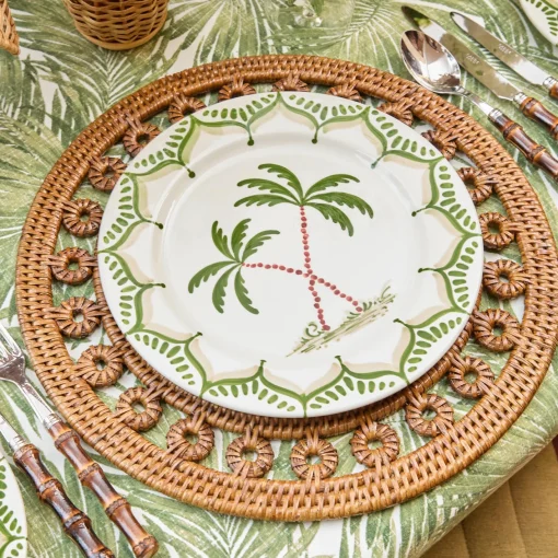 Summer Crockery | Dinner Plates<Mrs. Alice Jardin de Palmier Dinner Plate