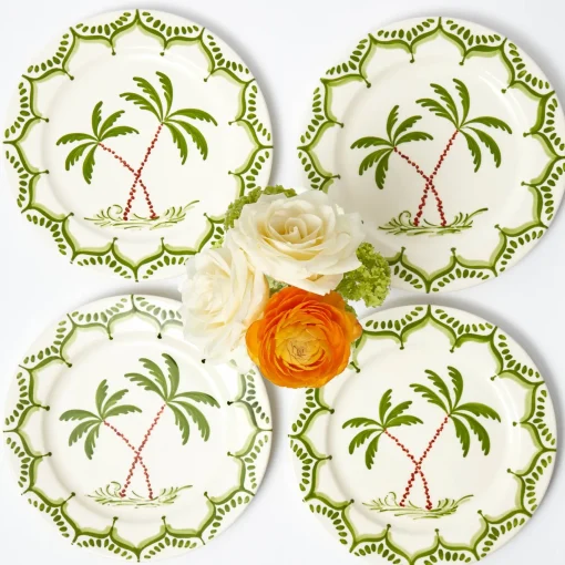 Summer Crockery | Dinner Plates<Mrs. Alice Jardin de Palmier Dinner Plate