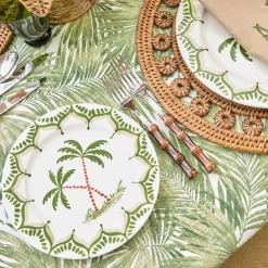 Summer Crockery | Starter Plates<Mrs. Alice Jardin de Palmier Starter Plates (Set of 4)