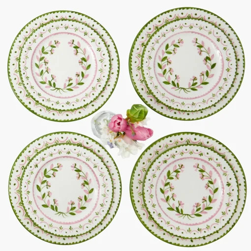 Crockery Sets<Mrs. Alice Josephine Garland Dinner & Starter Plates (Set of 8)