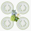 Starter Plates | Crockery Sets<Mrs. Alice Josephine Green & Blue Starter Plates (Set of 4)