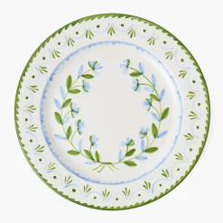 Dinner Plates<Mrs. Alice Josephine Green & Blue Dinner Plate