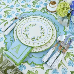 Dinner Plates<Mrs. Alice Josephine Green & Blue Dinner Plate